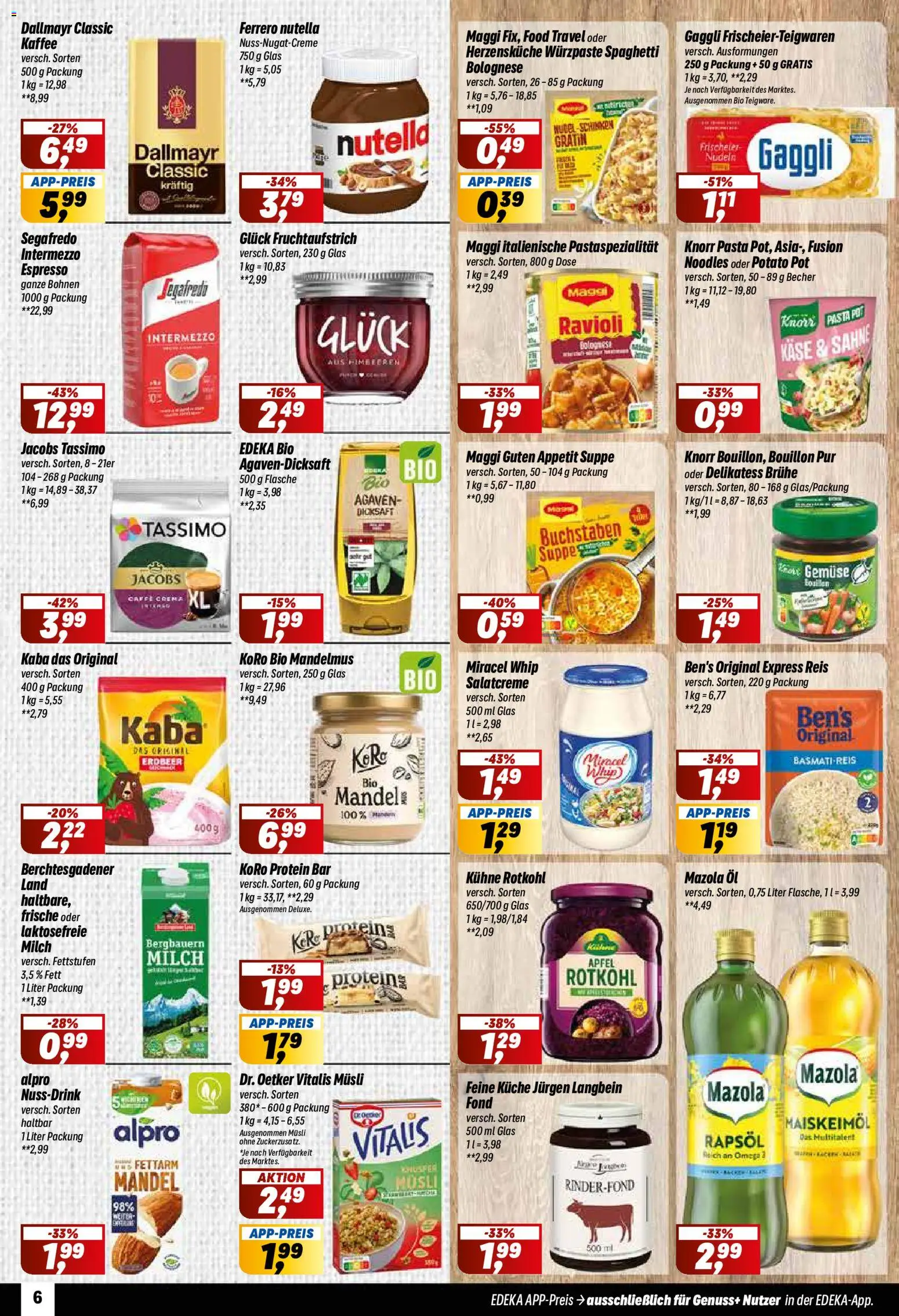 Simmel Prospekt – gültig ab 12.10.2026 | Seite: 6 | Produkte: Musli, Maggi, Öl, Pasta
