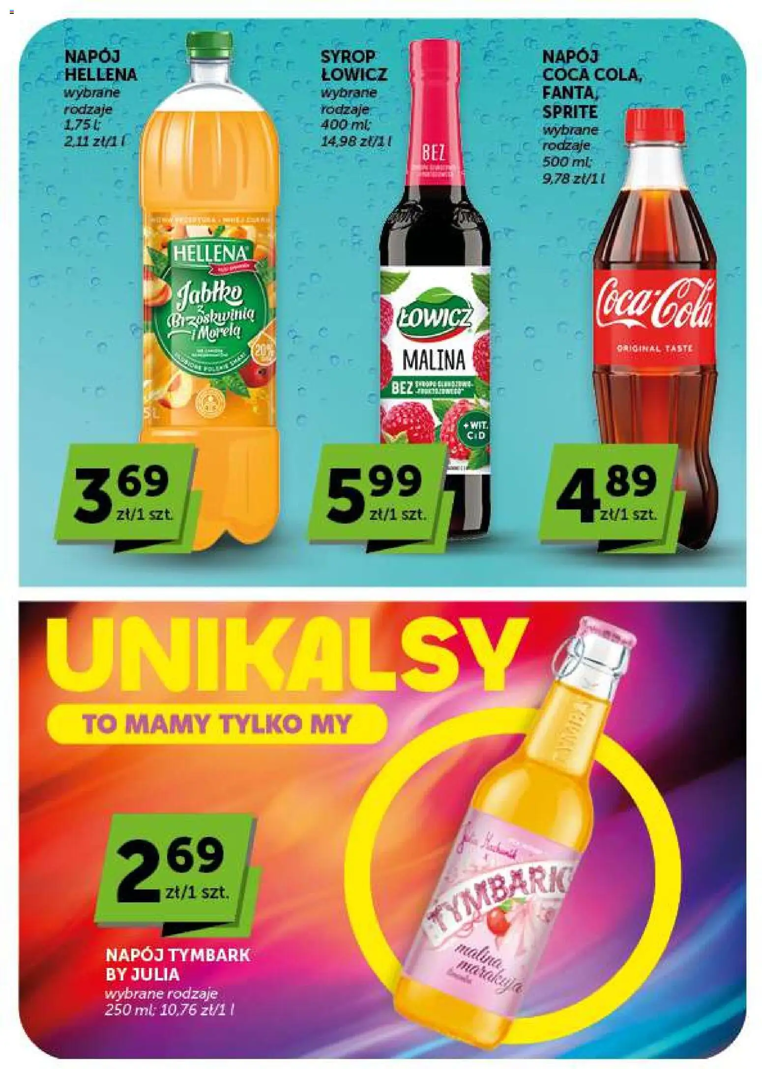 Groszek gazetka od 17.09.2026 | Strona: 37 | Produkty: Brzoskwinia, Syrop, Malina, Sprite