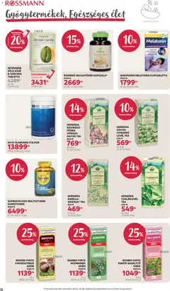 Rossmann akciós újság - amely érvényes a következő dátumtól: 2026.07.06. | Oldal: 20