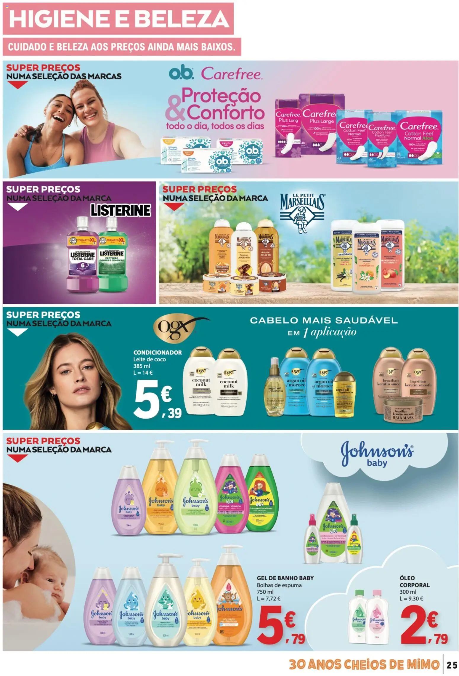 E.Leclerc folheto │ válido de 10/09/2026 | Página: 25 | Produtos: Shampoo, Gel de banho, Coco, Leite de coco