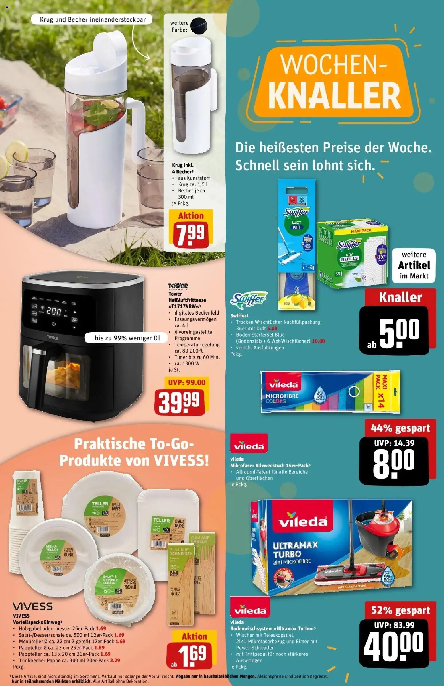Rewe Prospekt München – gültig ab 13.07.2026 | Seite: 29 | Produkte: Öl, Zucker, Swiffer, Salat