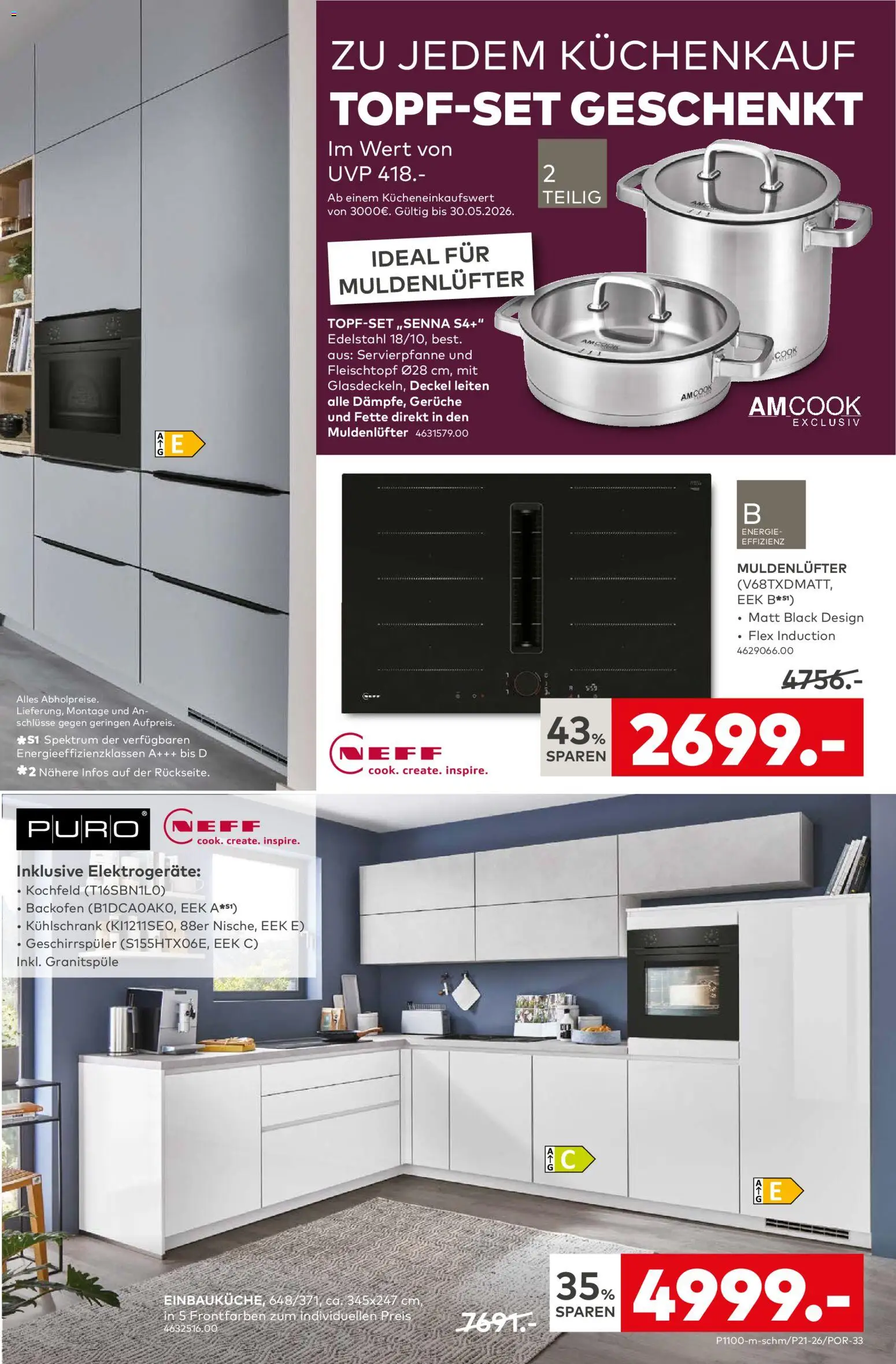 Porta! Prospekt 	 – gültig ab 17.05.2026 | Seite: 15 | Produkte: Geschirrspüler, Kühlschrank, Kochfeld, Backofen