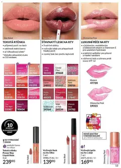 Náhled letáku Avon Katalog 05/2026 od 01.05.2026 | Strana: 53 | Produkty: Oleje, Makeup, Rtěnka, Lesk na rty