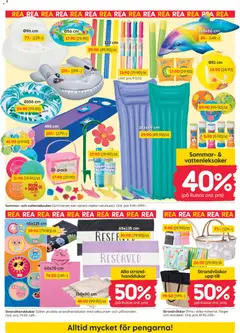 Rusta erbjudanden - Förhandsvisning av reklamblad från butik Rusta aktuell från 06/07/2026 | Sida: 6 | Produkter: Pool, Madrass, Galler, Badrock