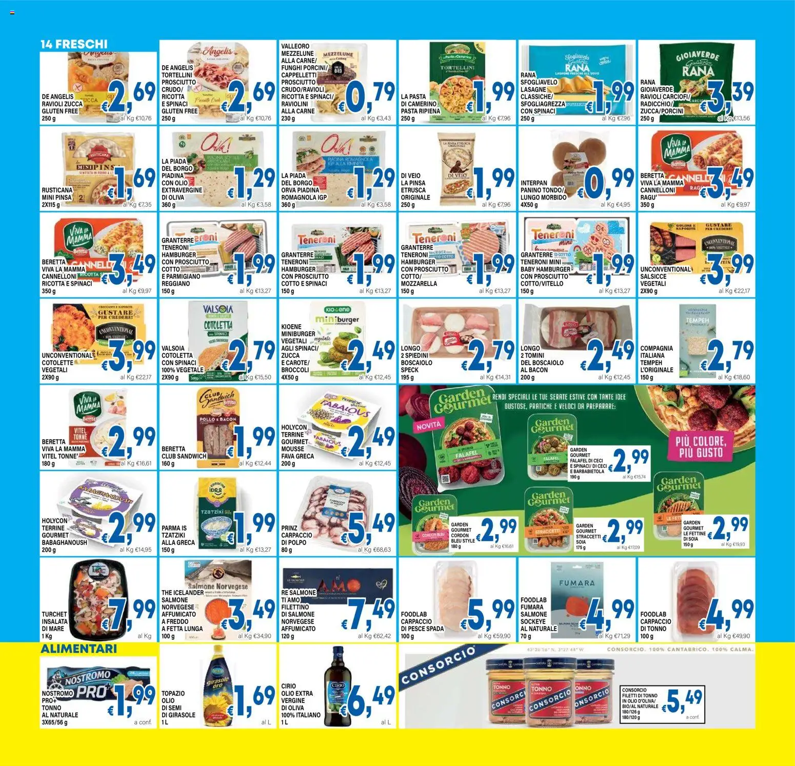 Volantino DEM del 12/08/2026 | Pagina: 14 | Prodotti: Speck, Ceci, The, Spiedini