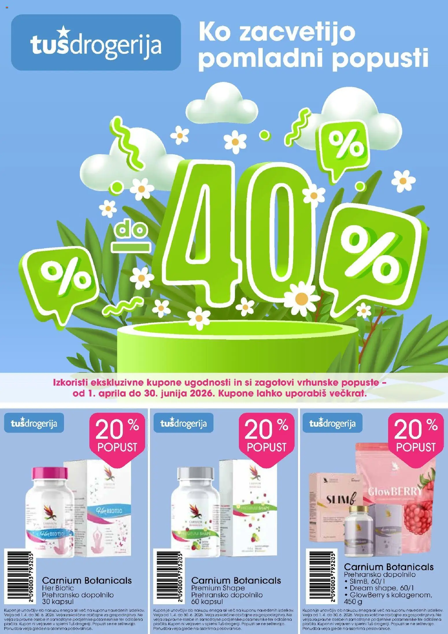 Novi Tuš drogerija katalog ponudbe – veljaven od 01.04.2026 | Stran: 1