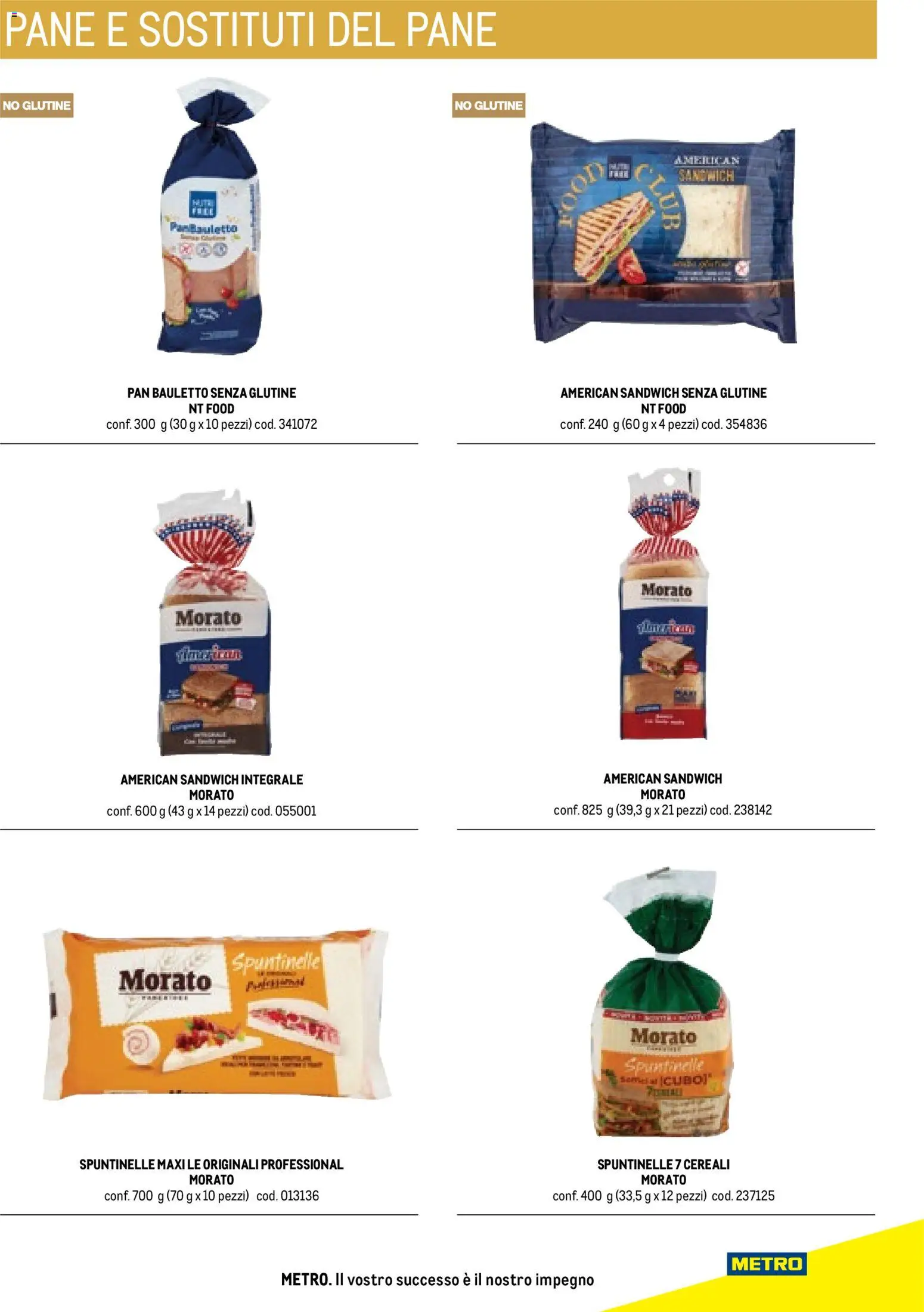 Volantino Metro del 17/10/2025 | Pagina: 27 | Prodotti: Senza glutine, Pane, Cereali
