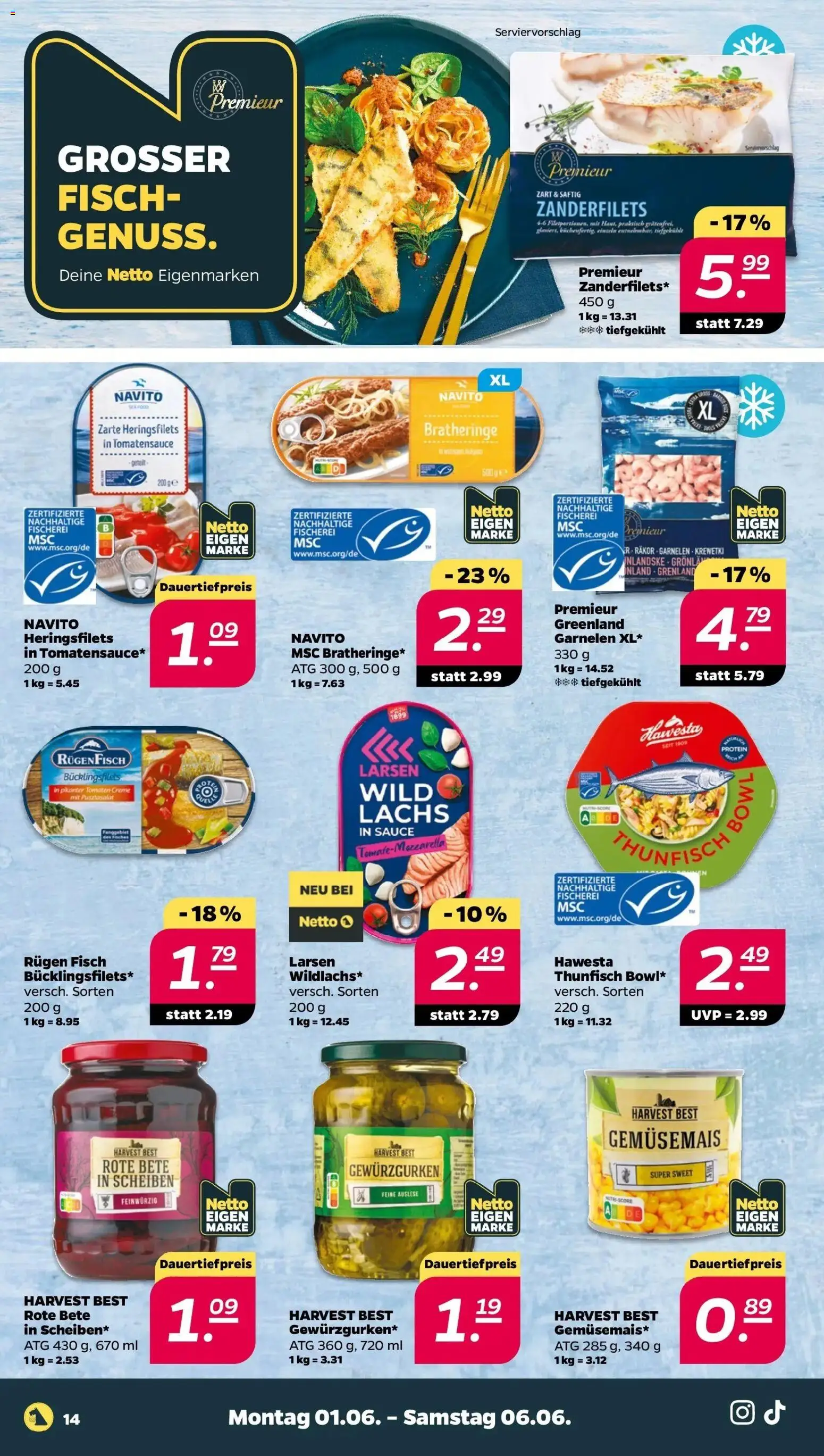 Netto - Netto APS : Wochenangebote ab 31.05.2026 → Angebote nächste Woche | Seite: 16