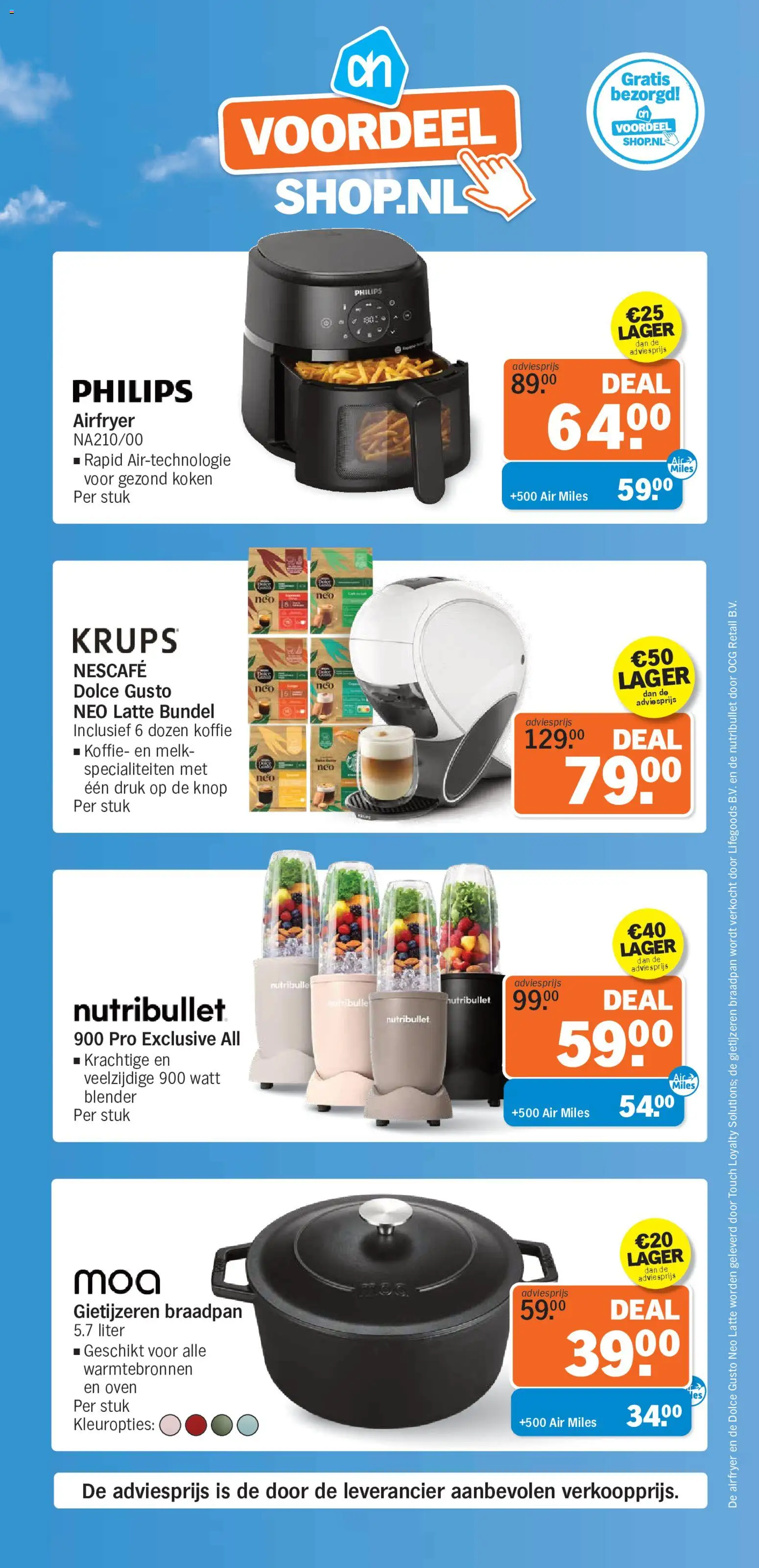 {H1} | Pagina: 7 | Producten: Melk, Specialiteiten, Blender, Nescafe
