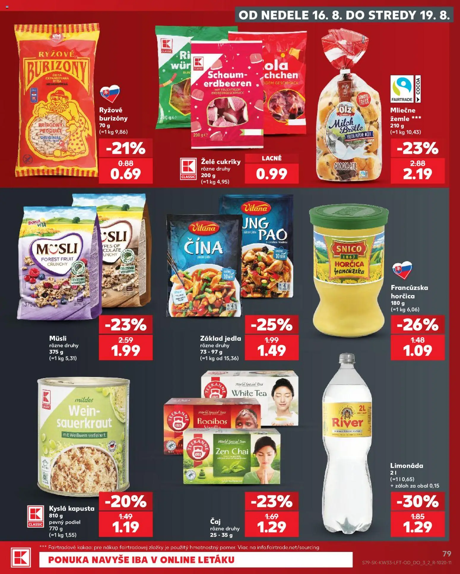 Nové Kaufland akcie – leták je platný od 13.08.2026 | Strana: 79