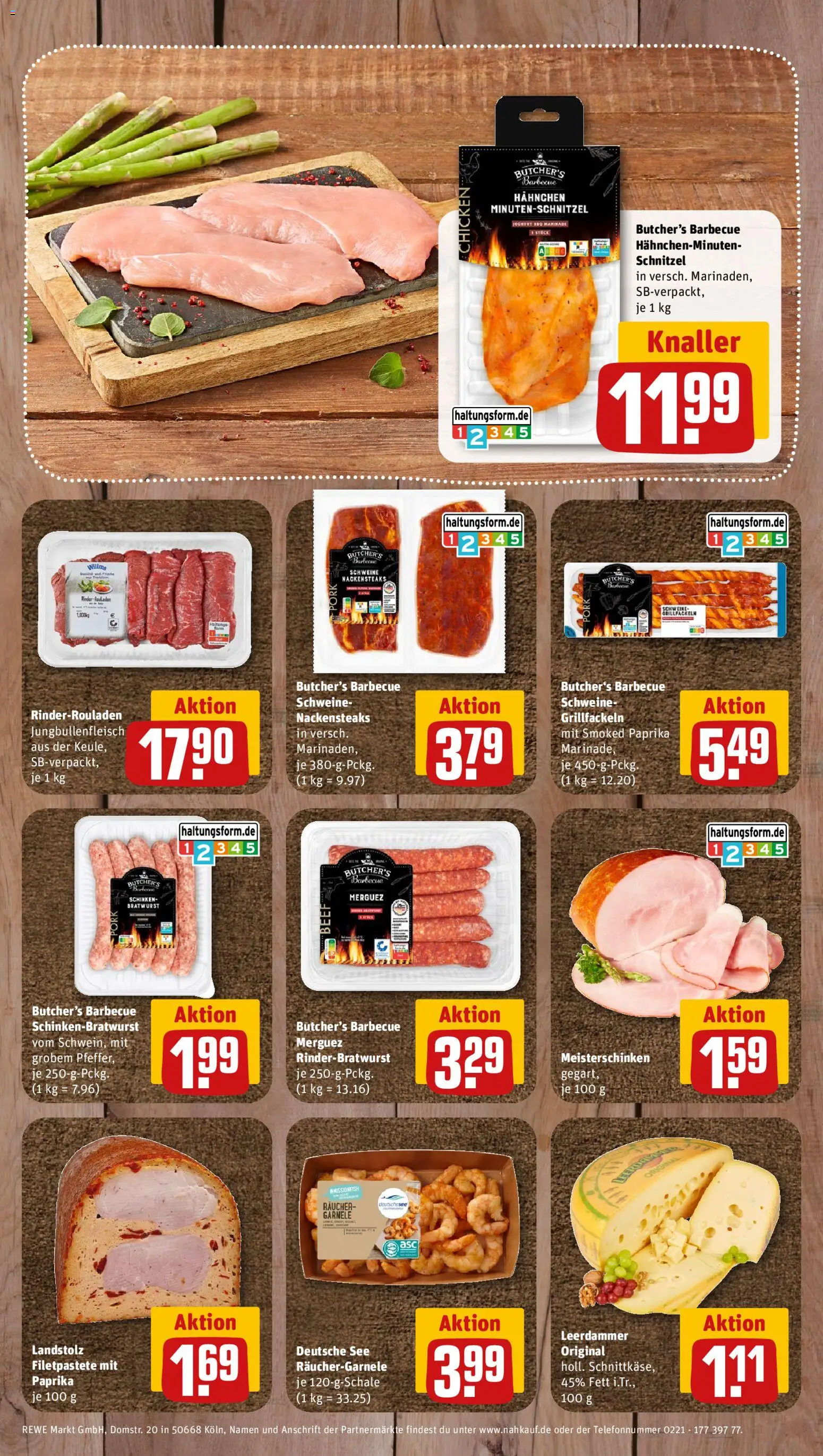 Nahkauf Prospekt – gültig ab 31.08.2026 | Seite: 16 | Produkte: Rinderrouladen, Hahnchen, Schnitzel, Schinken