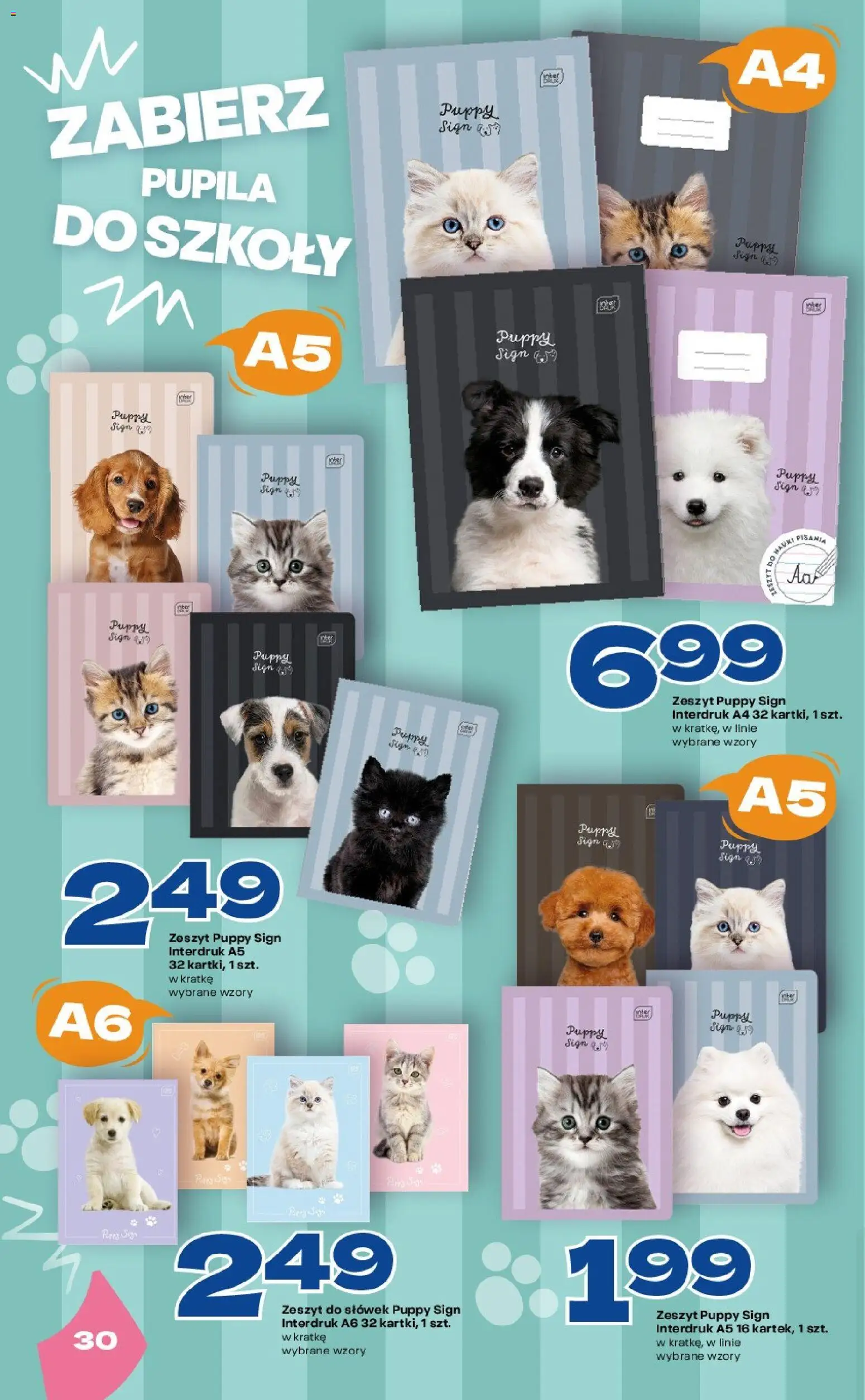 Twój Market gazetka - Katalog szkolny od 20.07.2026 | Strona: 30 | Produkty: Zeszyt