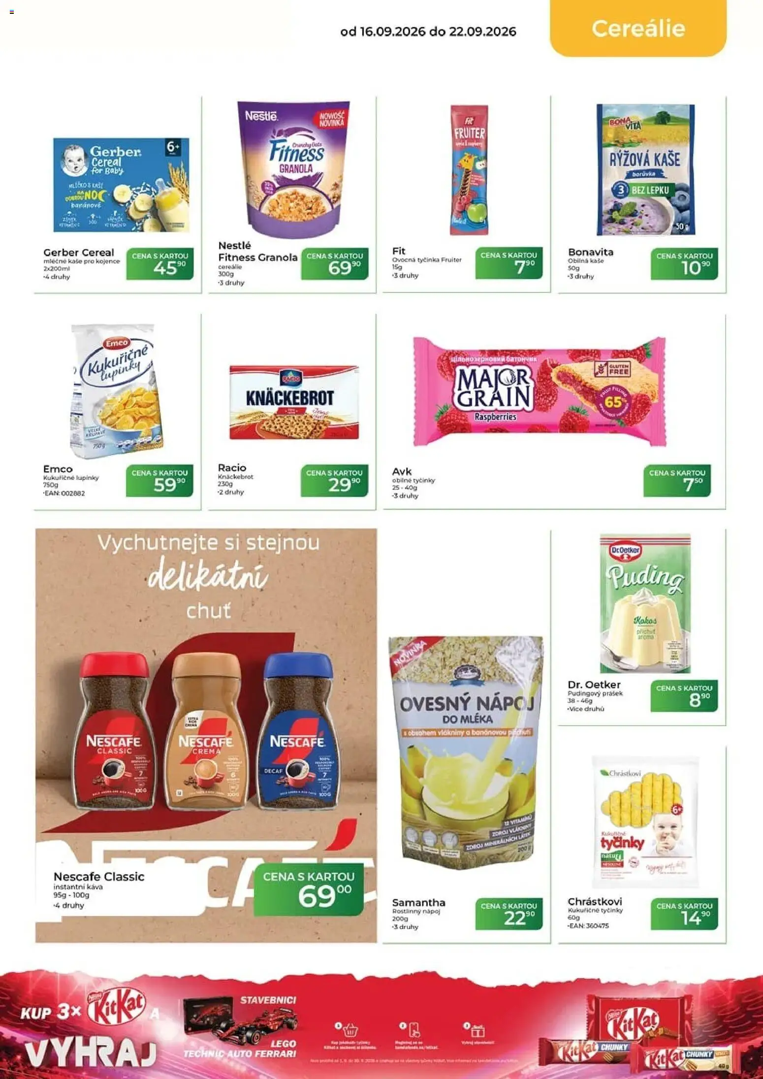 Tamda Foods leták od 16.09.2026 | Strana: 23 | Produkty: Knäckebrot, Tyčinky, Rýžová kaše, Nescafé