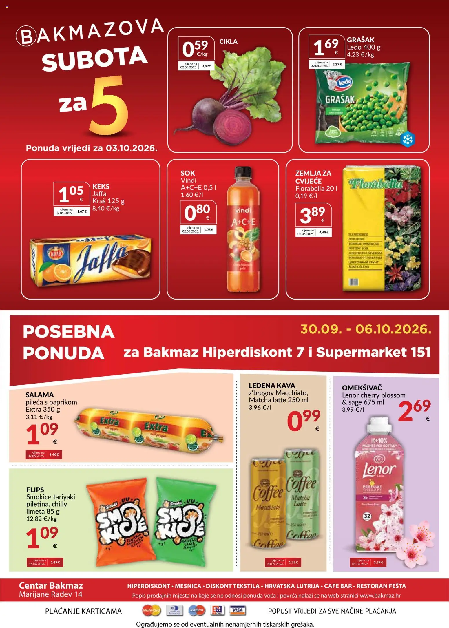 Bakmaz katalog | vrijedi od 30.09.2026 | Stranica: 8 | Proizvodi: Matcha, Salama, Keks, Cikla
