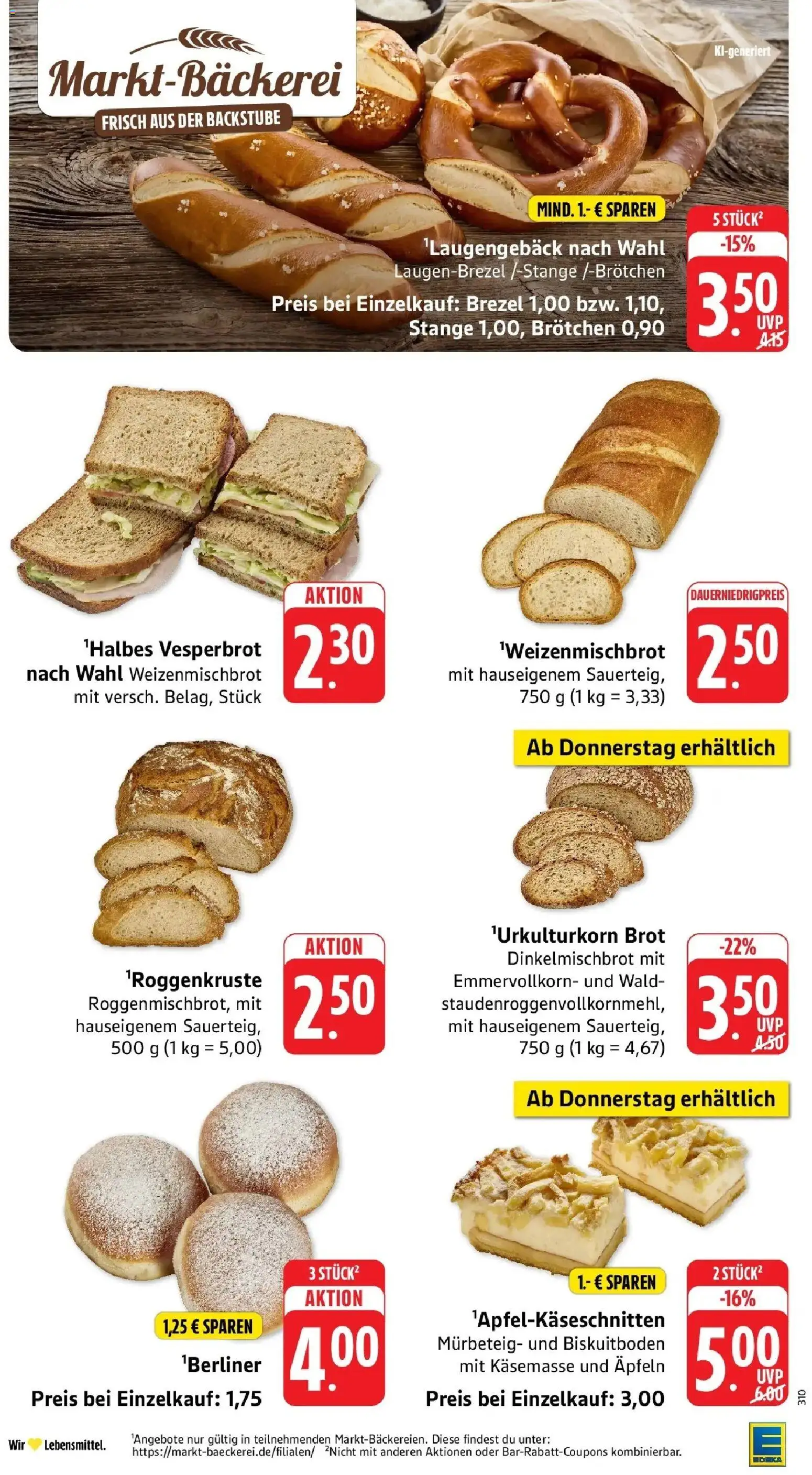 Edeka Prospekt Ottersweier (ab 26.10.2026) » Angebote Online | Seite: 12 | Produkte: Brot