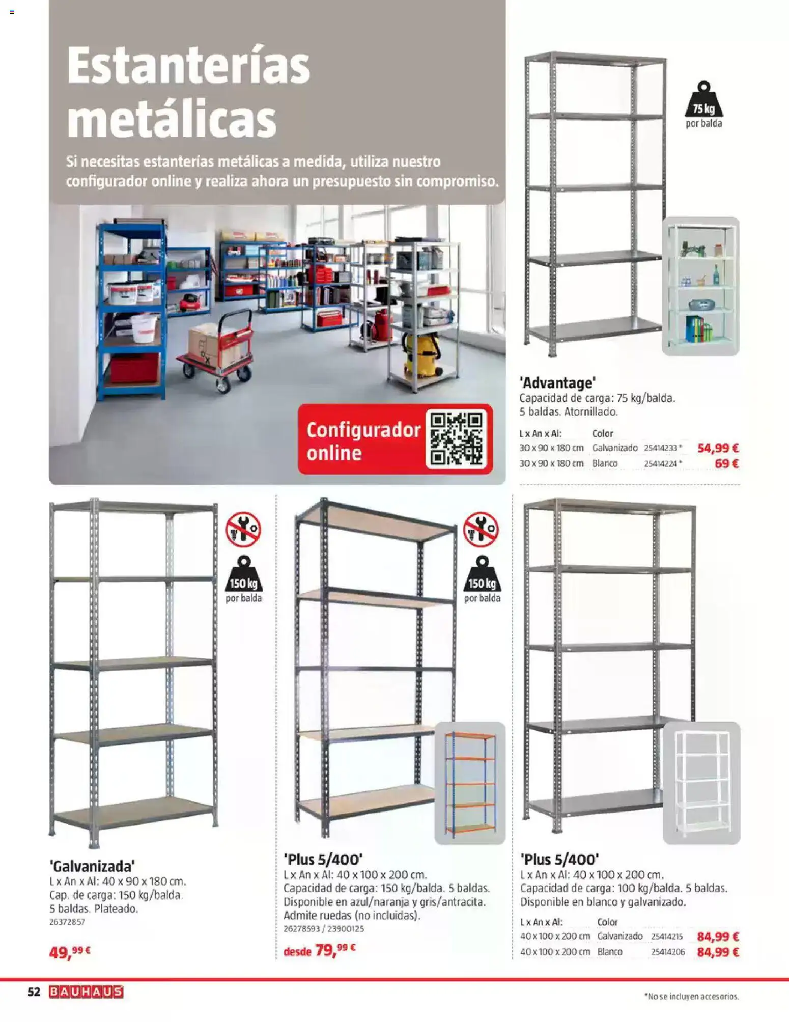Bauhaus Ordenación │ válido desde el 18/08/2026 | Página: 52