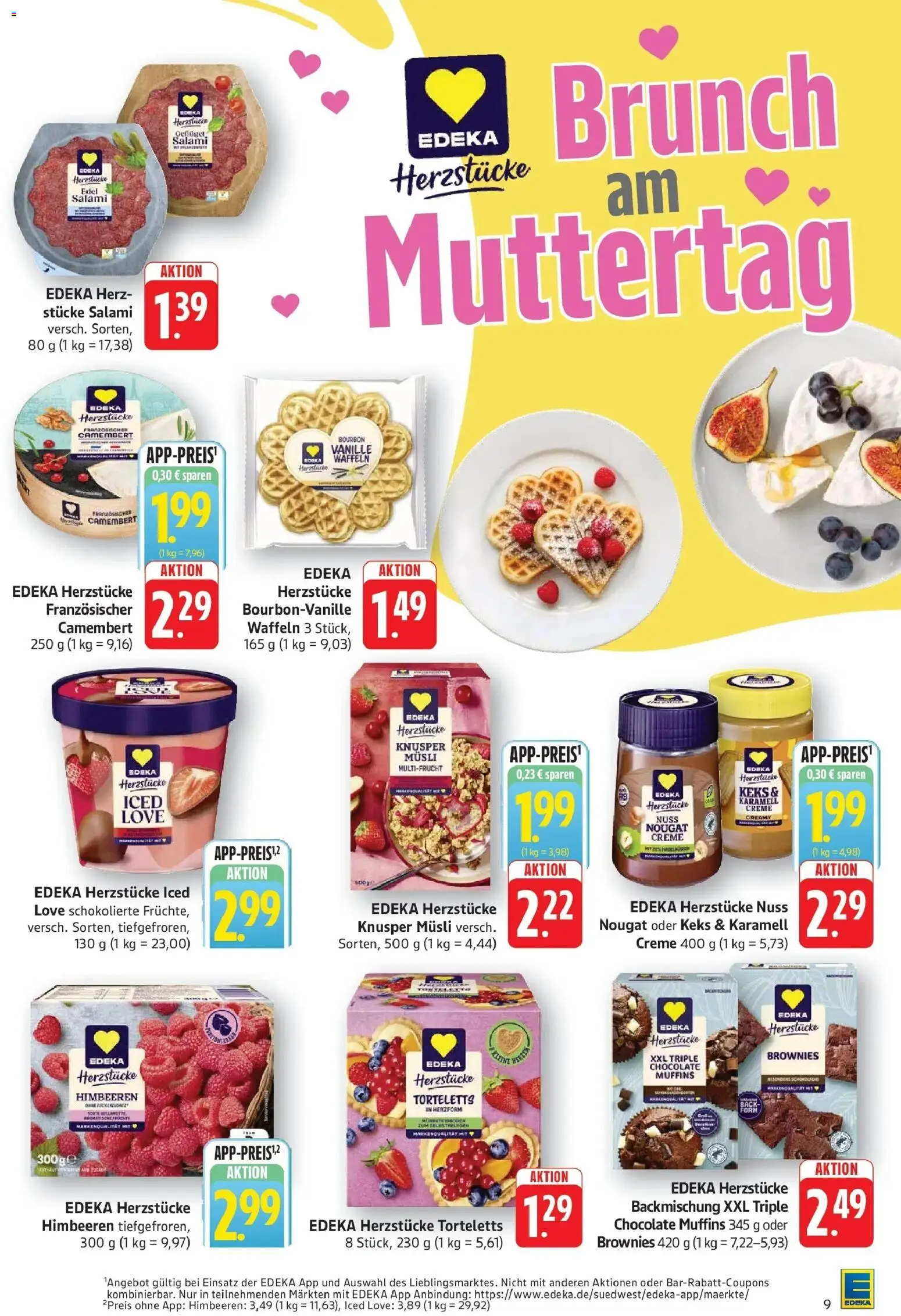 Edeka prospekt Göppingen	 – gültig ab 04.05.2026 | Seite: 11 | Produkte: Musli, Himbeeren, Waffeln, Salami
