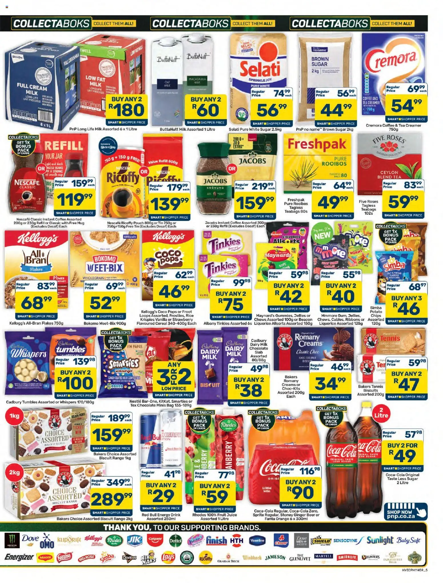 New Pick n Pay catalogue – valid from 23/10/2026 | Page: 5 | Products: Biscuits, Chocolate, Chips, Fruit