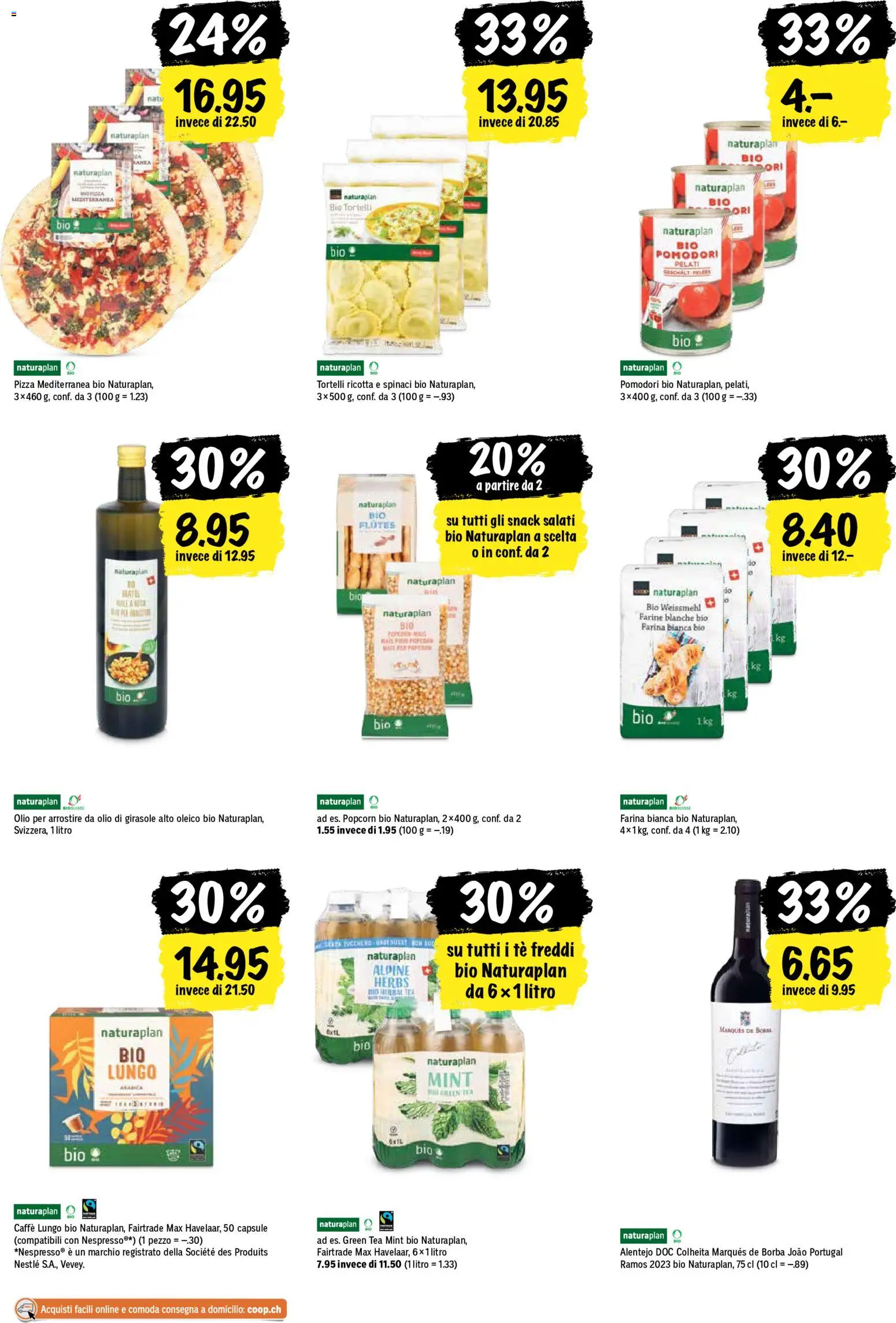 Coop aktionen IT – gültig ab 20.08.2026 | Seite: 27 | Produkte: Pizza, Pasta, Ricotta