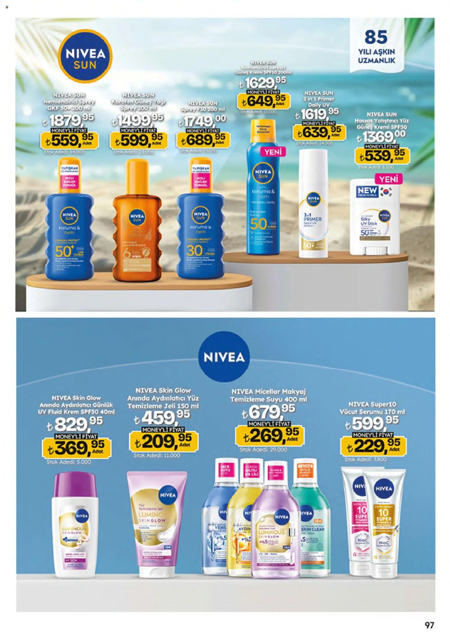 Migros Katalog - Migroskop - 09 Temmuz 2026 tarihinden itibaren geçerlidir | Sayfa: 97 | Ürünler: Krem, Makyaj