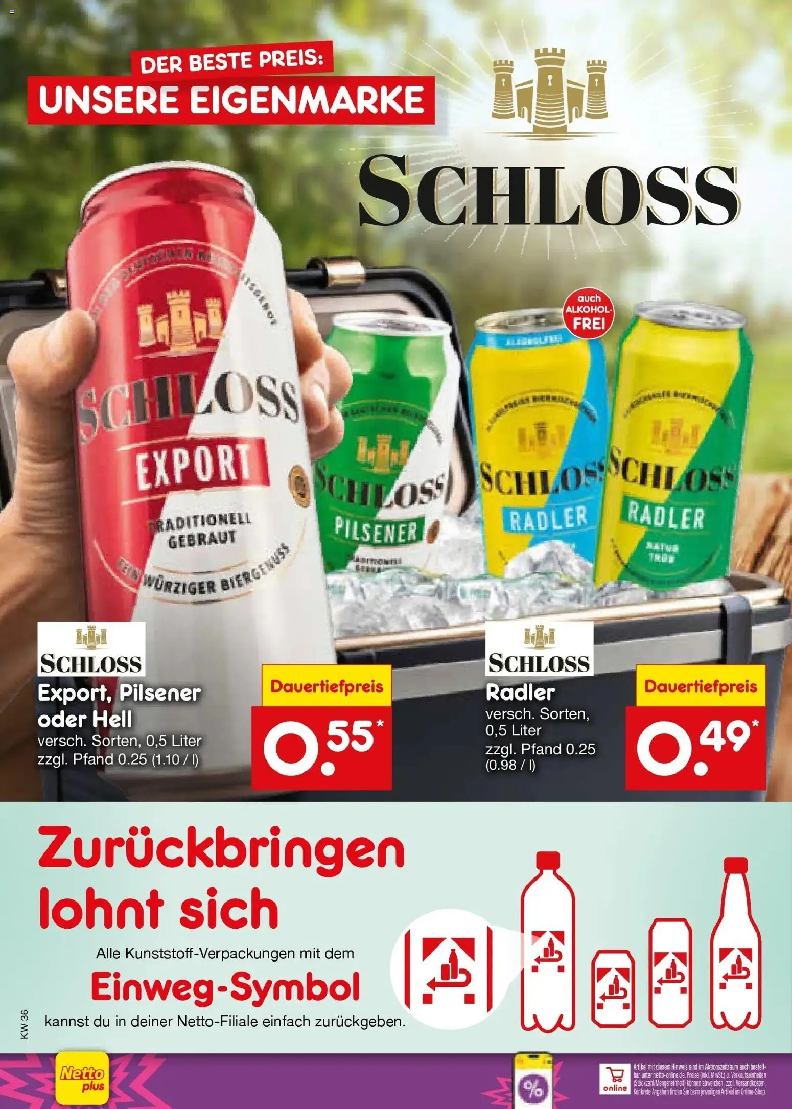 Netto Marken-Discount Prospekt Regensburg (ab 31.08.2026) » Angebote | Seite: 28 | Produkte: Radler, Alkohol