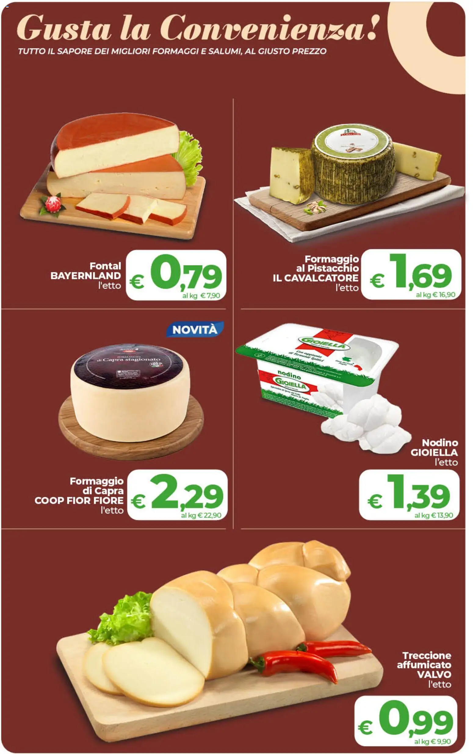Volantino COOP del 21/08/2026 | Pagina: 10 | Prodotti: Pistacchio, Formaggio