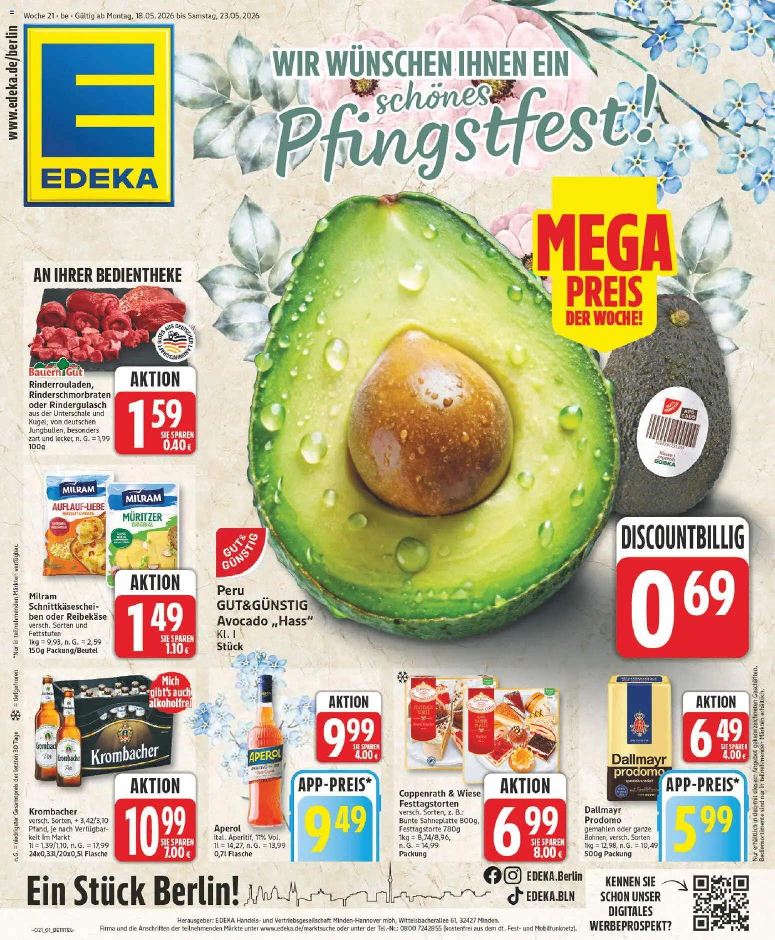 Edeka Prospekt 	 – gültig ab 18.05.2026 | Seite: 1