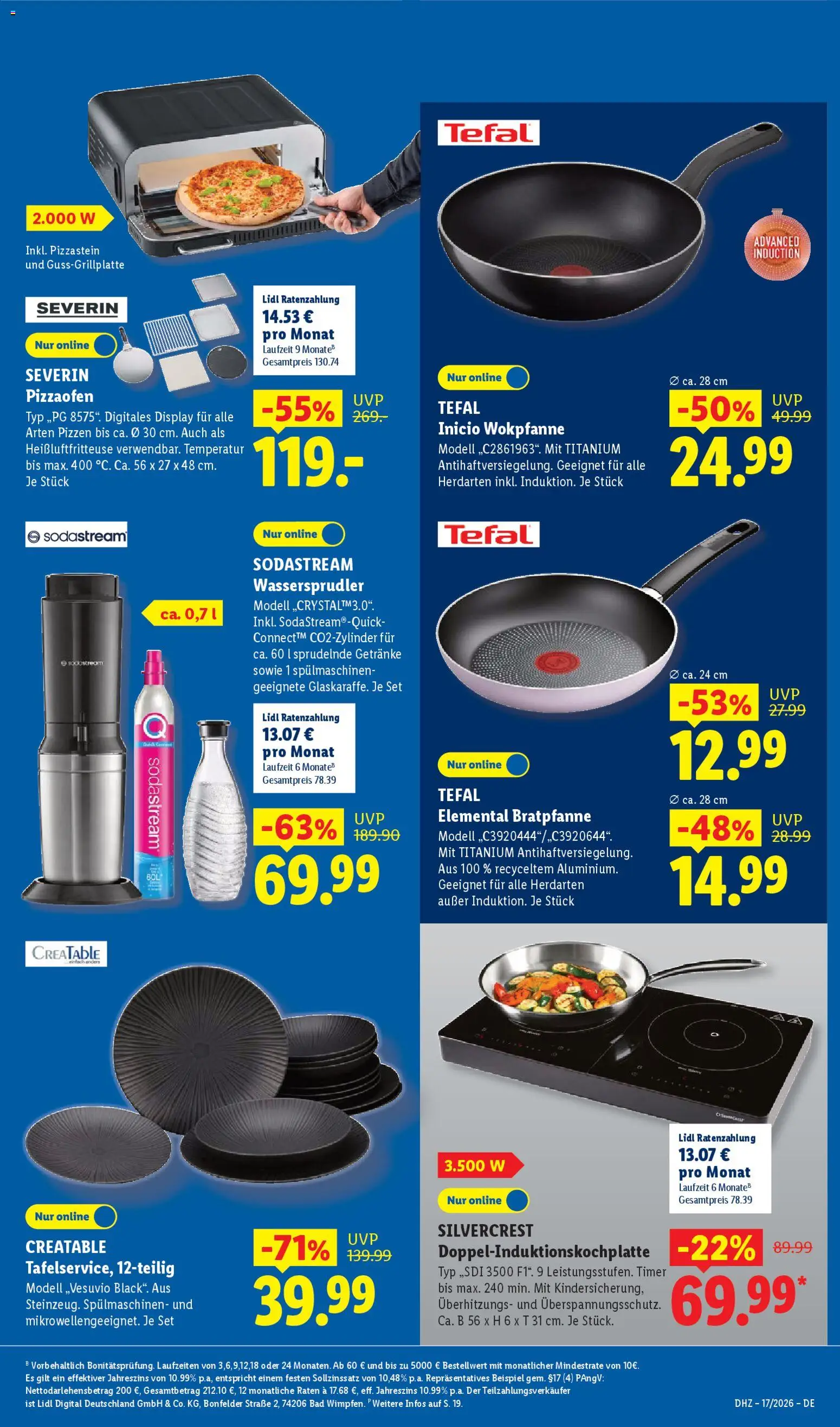 Lidl Německo leták od 20.04.2026 | Strana: 9 | Produkty: Sodastream, Tefal