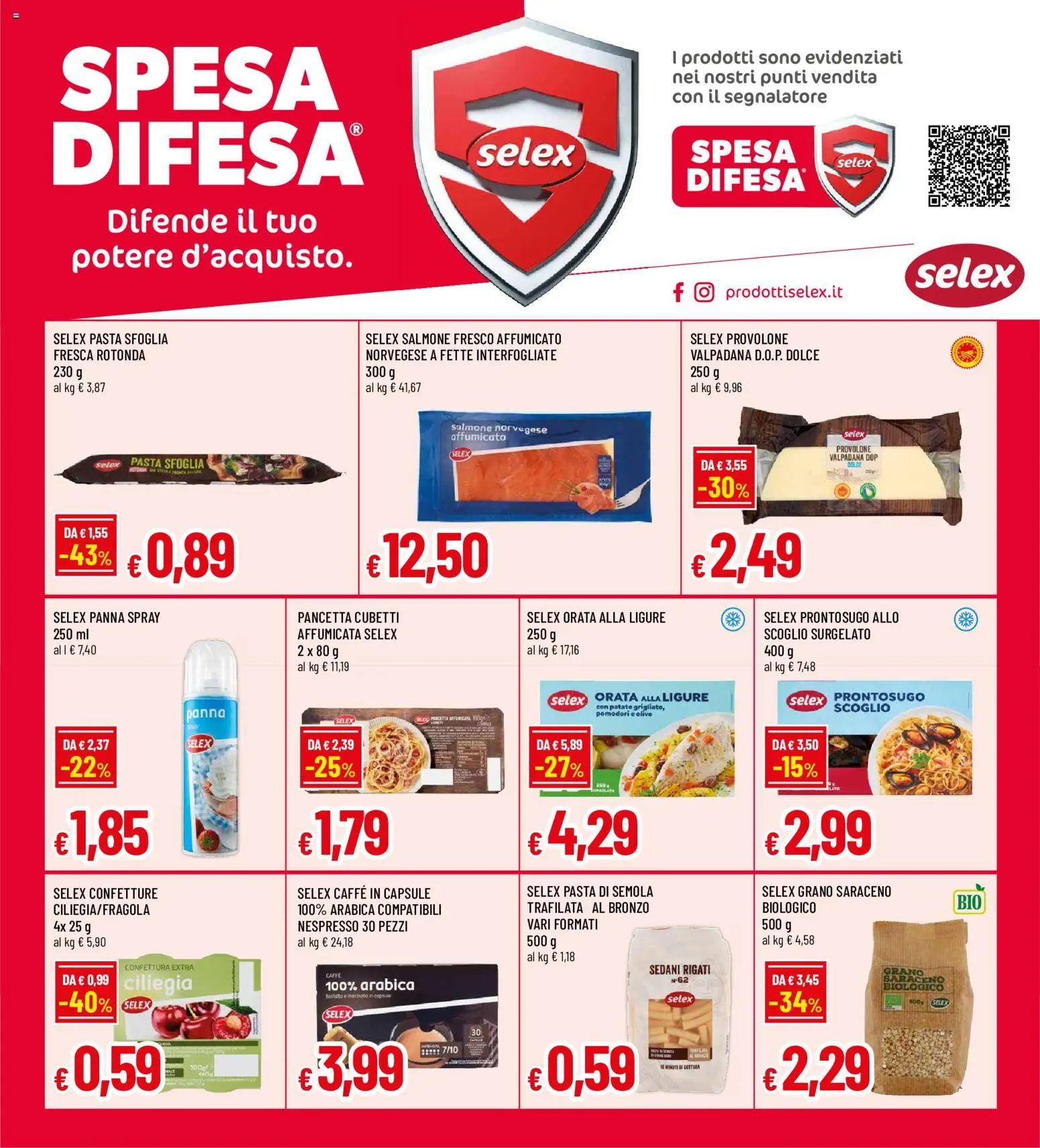 Volantino Famila del 03/09/2026 | Pagina: 20 | Prodotti: Pasta sfoglia, Patate, Caffe in capsule, Semola