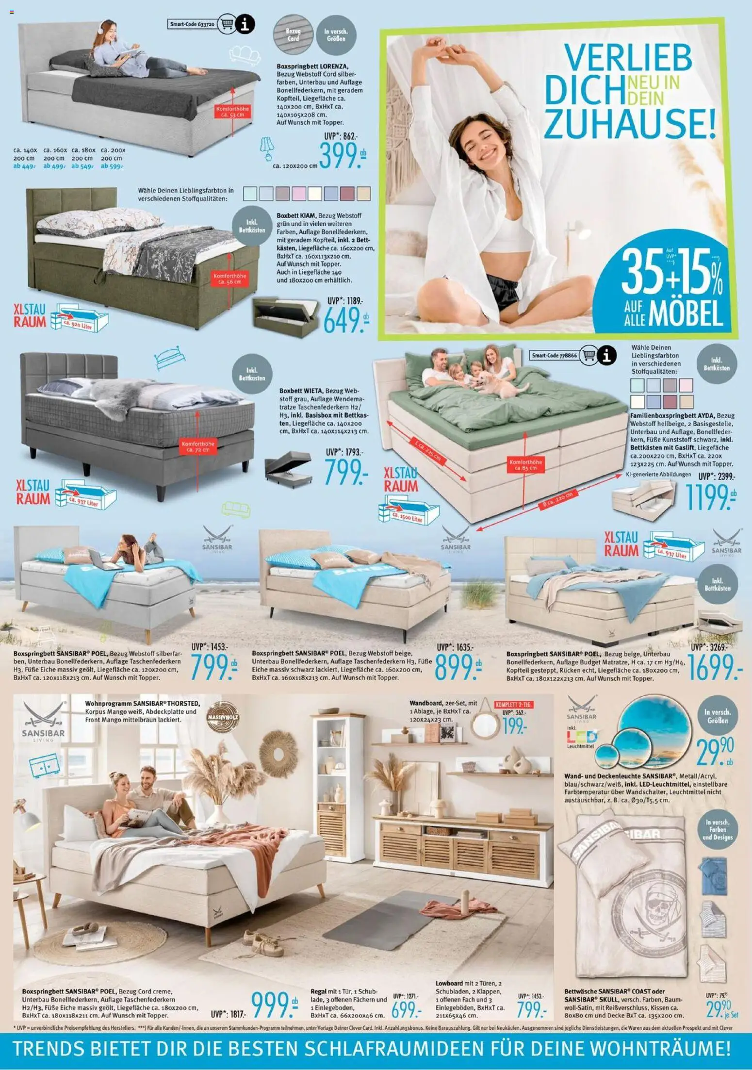 Trends Prospekt – gültig ab 19.09.2026 | Seite: 4 | Produkte: Lowboard, Kissen, Regal, Mango