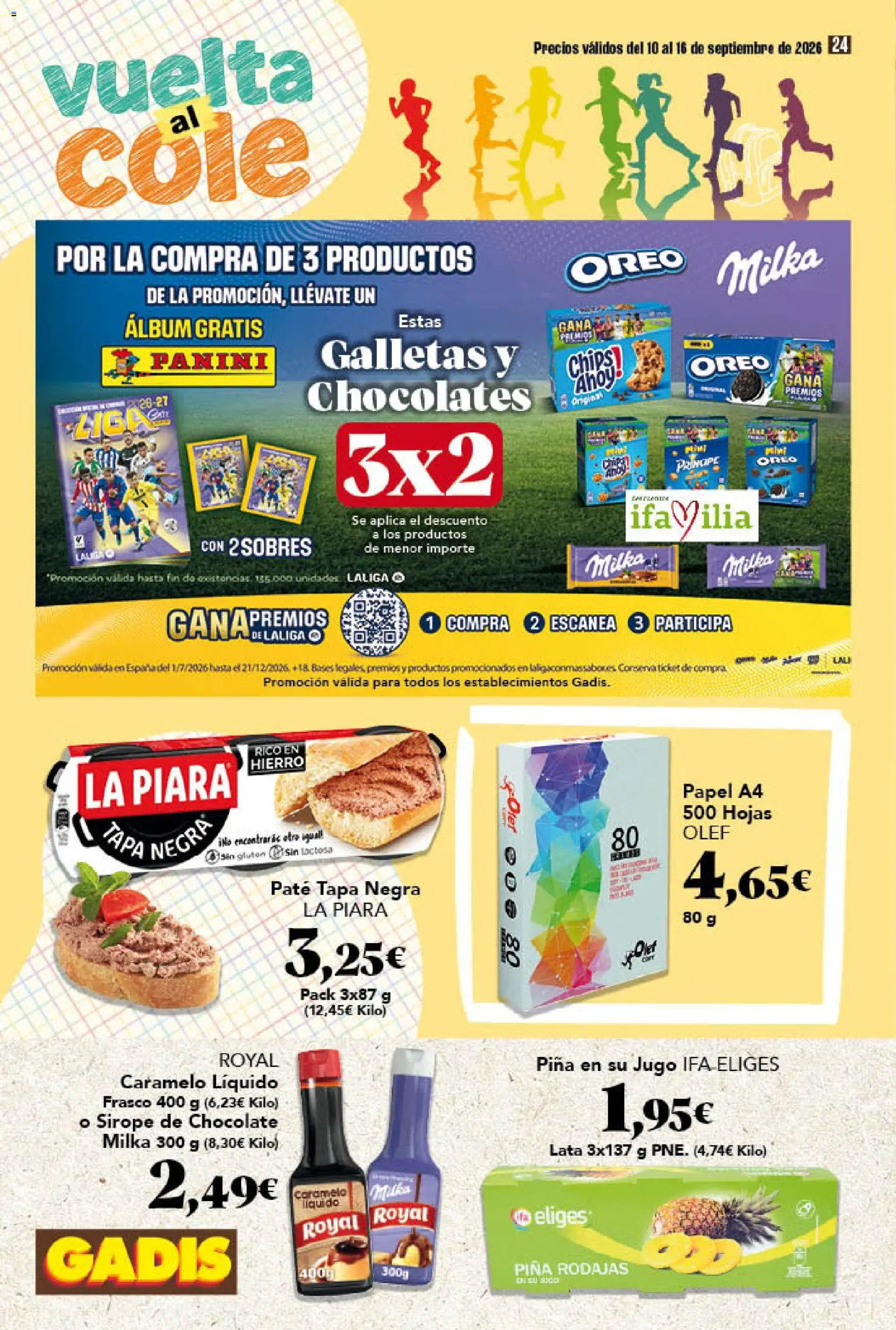 Gadis folleto │ válido desde el 10/09/2026 | Página: 24 | Productos: Oreo, Chocolate, Jugo, Piña