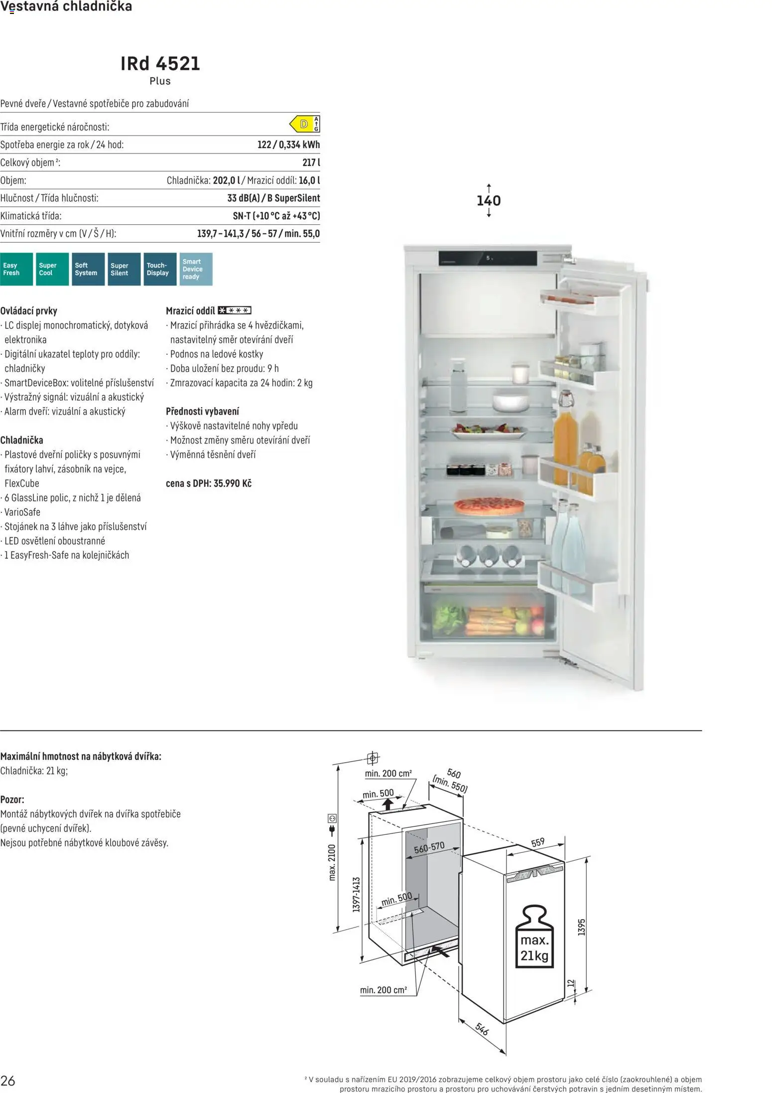 Möbelix leták - Liebherr od 01.10.2025 | Strana: 26 | Produkty: Zásobník, Chladnička, Lahve, Elektronika