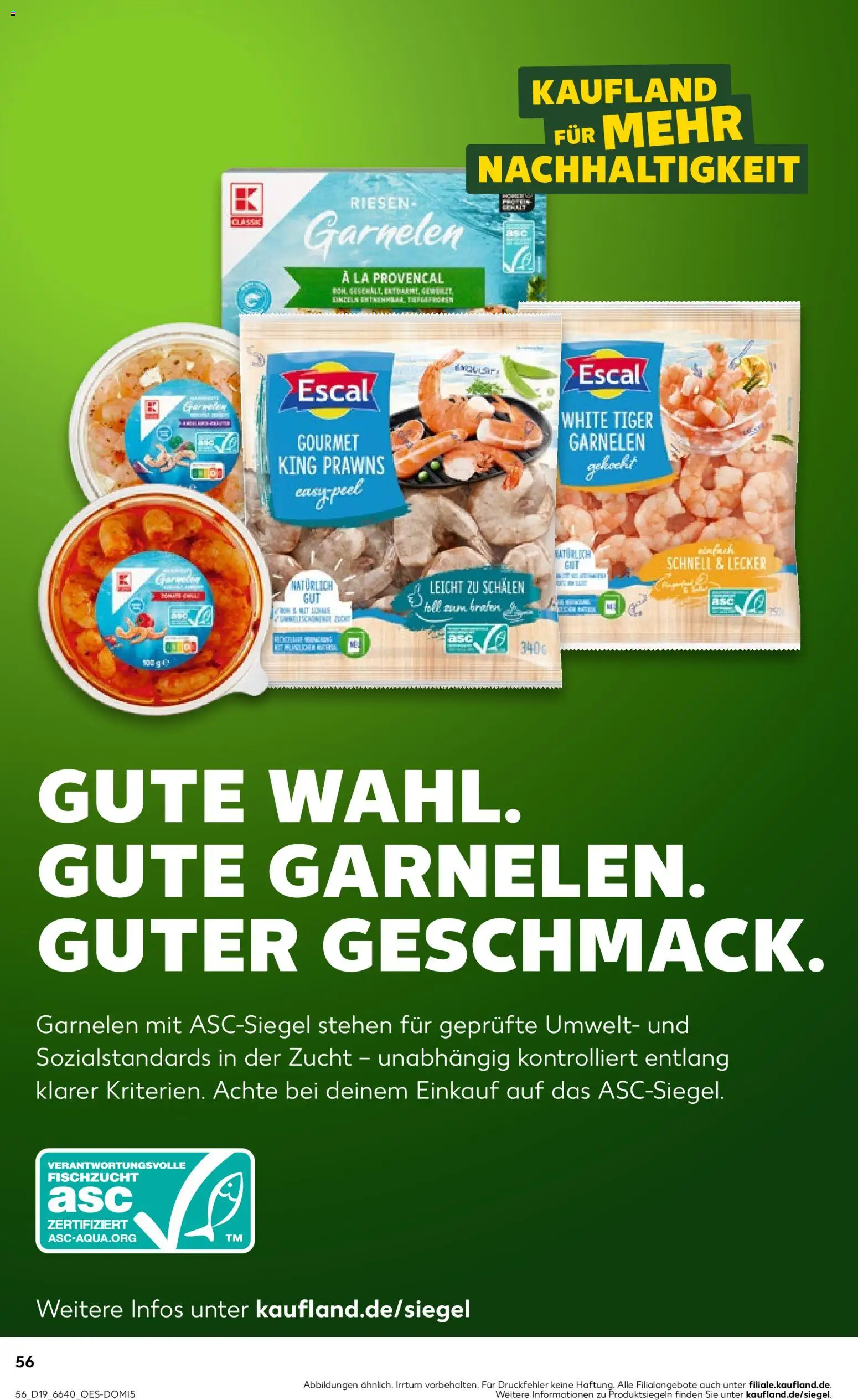 Kaufland Prospekt Stuttgart	 – gültig ab 07.05.2026 | Seite: 56 | Produkte: Garnelen, Tiger garnelen