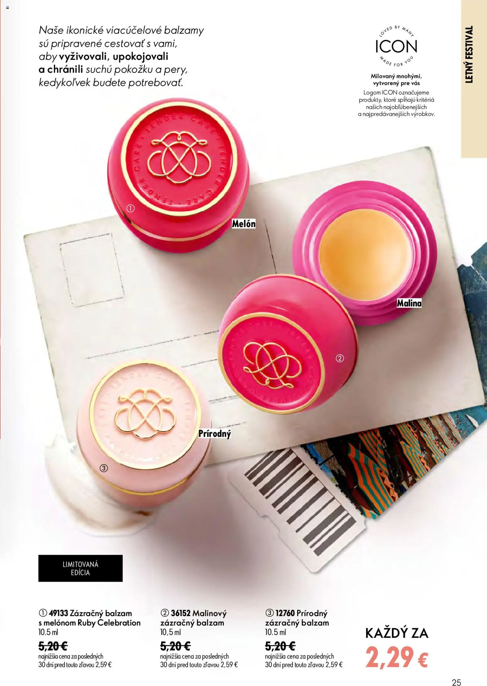 Nové Oriflame akcie – leták je platný od 08.07.2026 | Strana: 25 | Produkty: Melón