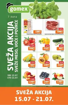 Gomex katalog Sveža akcija - pregled Gomex kataloga - važi od 15.07.2026