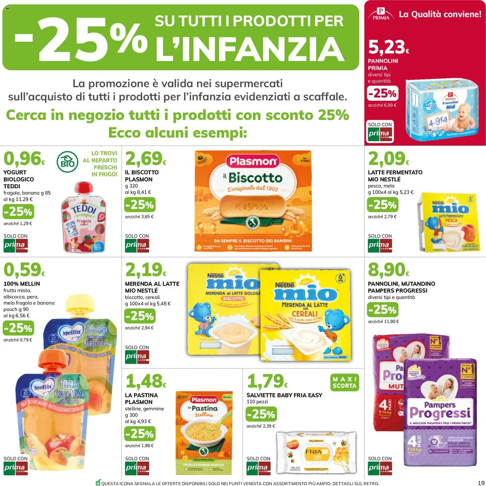 Volantino Basko del 29/09/2026 | Pagina: 19 | Prodotti: Frutta, Latte, Pesca, Pampers