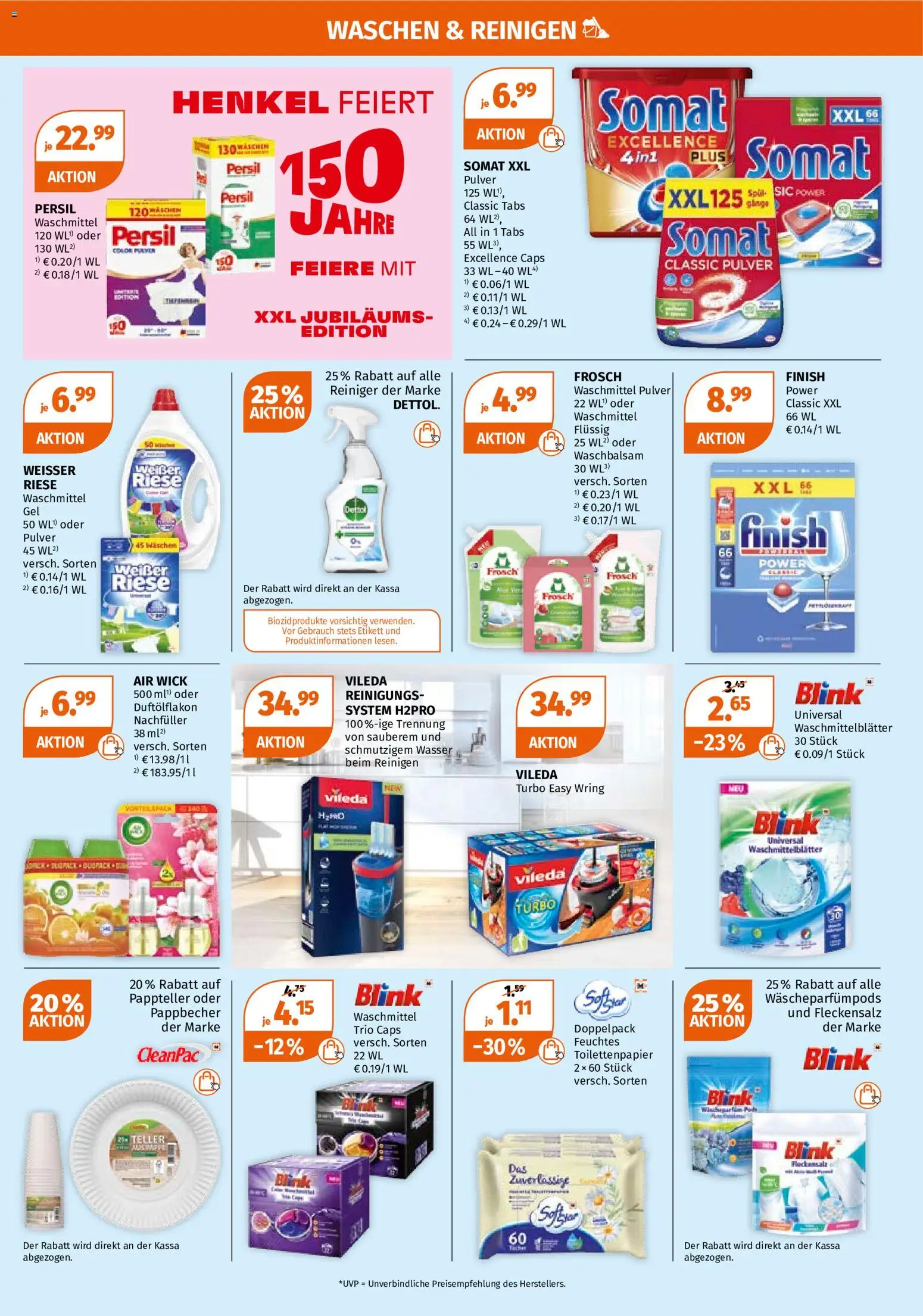 Müller Unsere Spätsommer Must-haves! gültig ab 31.08.2026 | Seite: 9 | Produkte: Wasser, Waschmittel