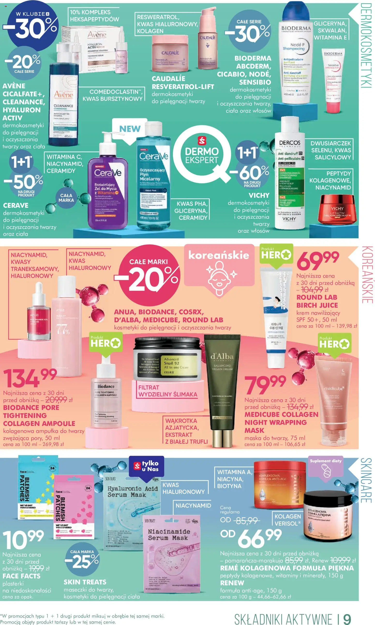 Super-pharm gazetka od 20.08.2026 | Strona: 9 | Produkty: Kosmetyki, Maseczki, Maska, Krem