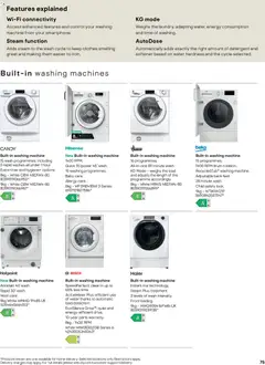Preview of B&Q - Appliances valid from 01/07/2026 | Page: 75 | Products: Detergent, Washing machine