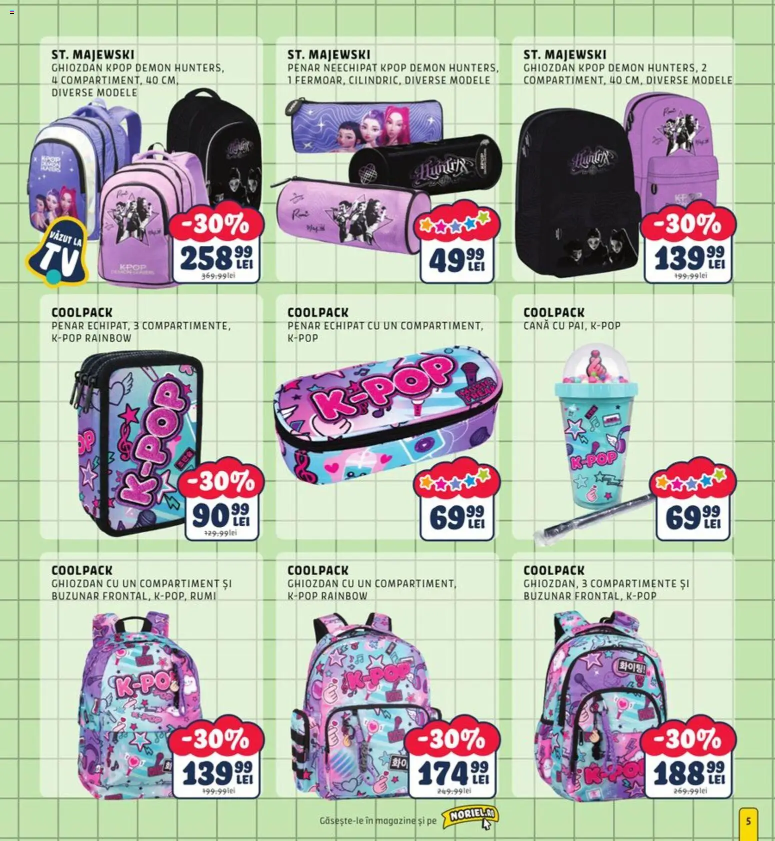 Noul catalog Noriel – valabil de la 06.08.2026 | Pagină: 5 | Produse: Ghiozdan