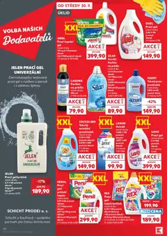 Náhled letáku Kaufland leták od 30.09.2026 | Strana: 26 | Produkty: Prací gel, Prací prostředek, Kapsle, Silan
