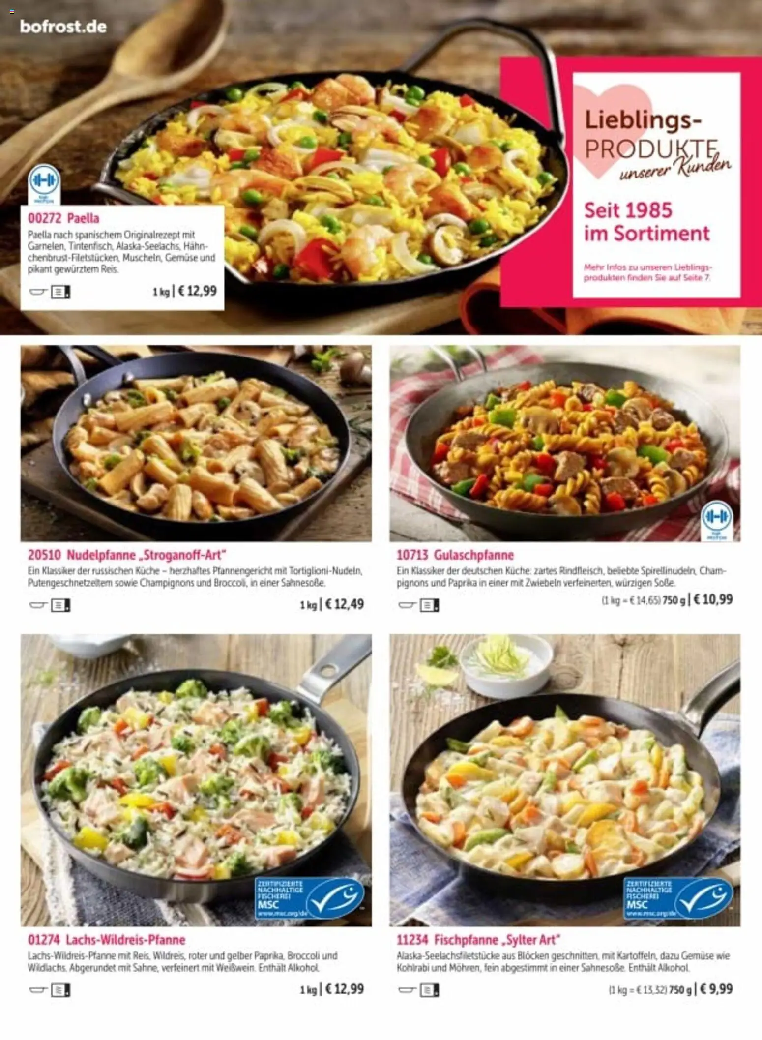 Bofrost Katalog – gültig ab 06.03.2026 | Seite: 90 | Produkte: Küche, Kohlrabi, Champignons, Gemüse