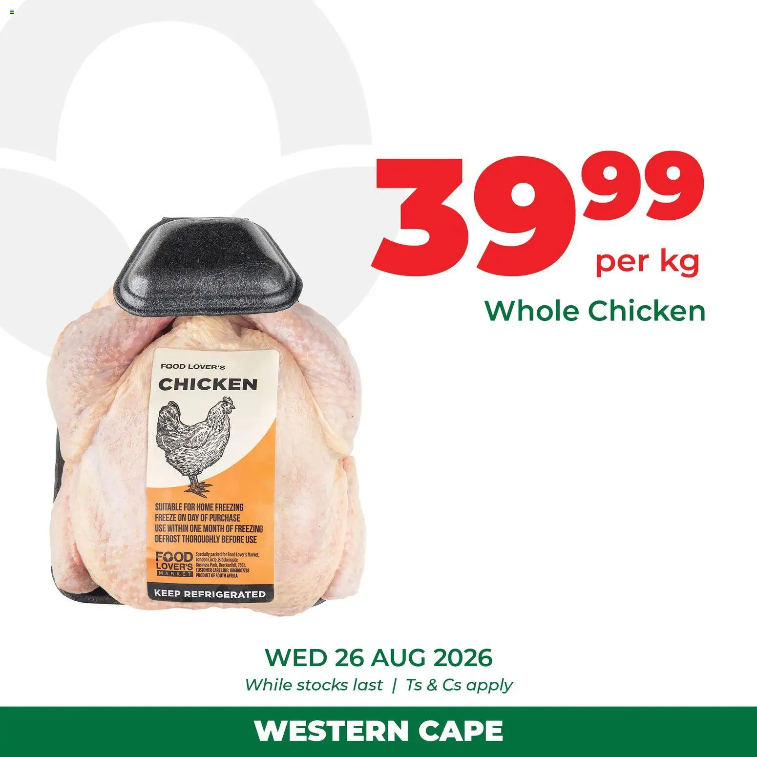 New Food Lover's Market catalogue – valid from 26/08/2026 | Page: 3 | Products: Chicken