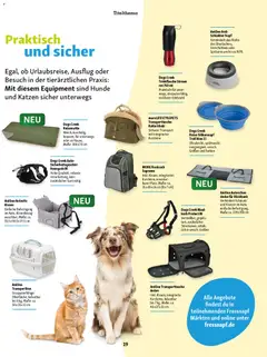Fressnapf Friends Magazin ab 01.05.2026 gültig | Seite: 19 | Produkte: Kissen, Decke, Korb, Rucksack