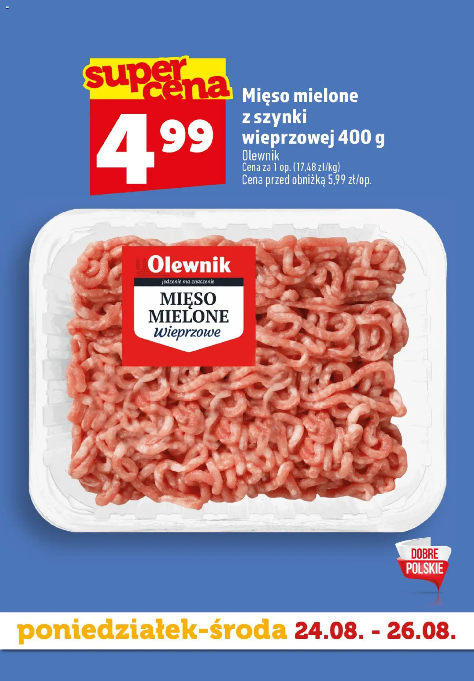 Topaz gazetka - Superstart tygodnia od 24.08.2026 | Strona: 3 | Produkty: Mięso mielone z szynki, Mięso, Mięso mielone