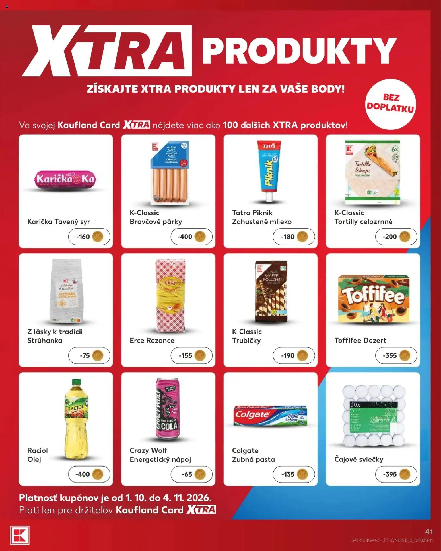 Kaufland SK akciós ujság - amely érvényes a következő dátumtól: 2026.10.22. | Oldal: 41