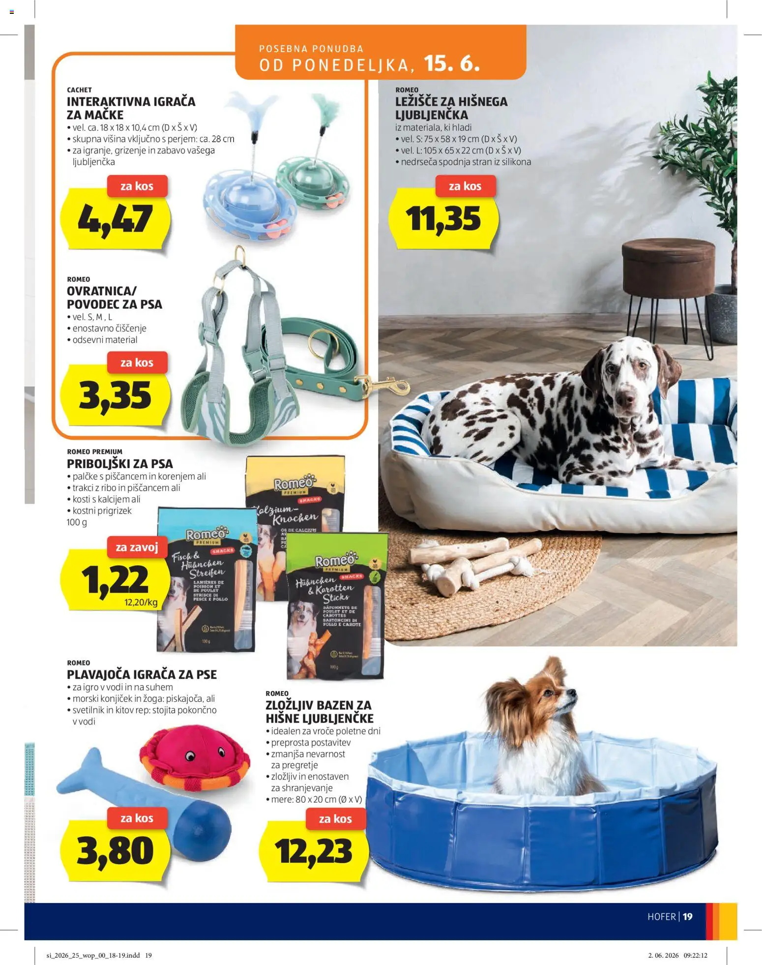 Hofer SI katalog | vrijedi od 10.06.2026 | Stranica: 19 | Proizvodi: Bazen