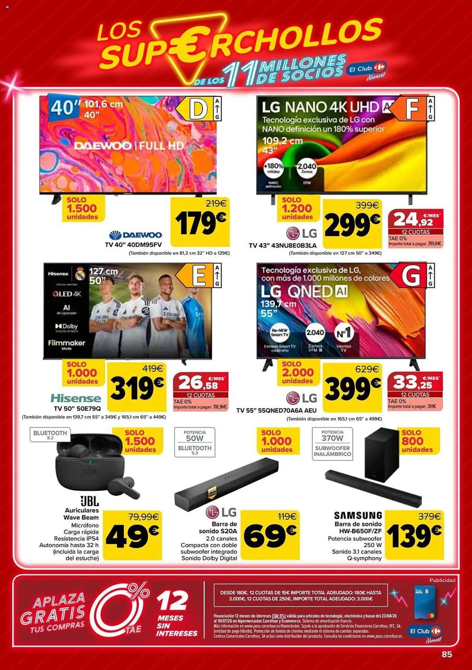 Carrefour folleto │ válido desde el 12.05.2026 | Página: 85 | Productos: Καλαμάρι, Auriculares, Micrófono