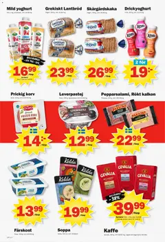 Pekås erbjudanden - Förhandsvisning av reklamblad från butik Pekås aktuell från 07/09/2026 | Sida: 4 | Produkter: Leverpastej, Salami, Lantbröd, Kalkon