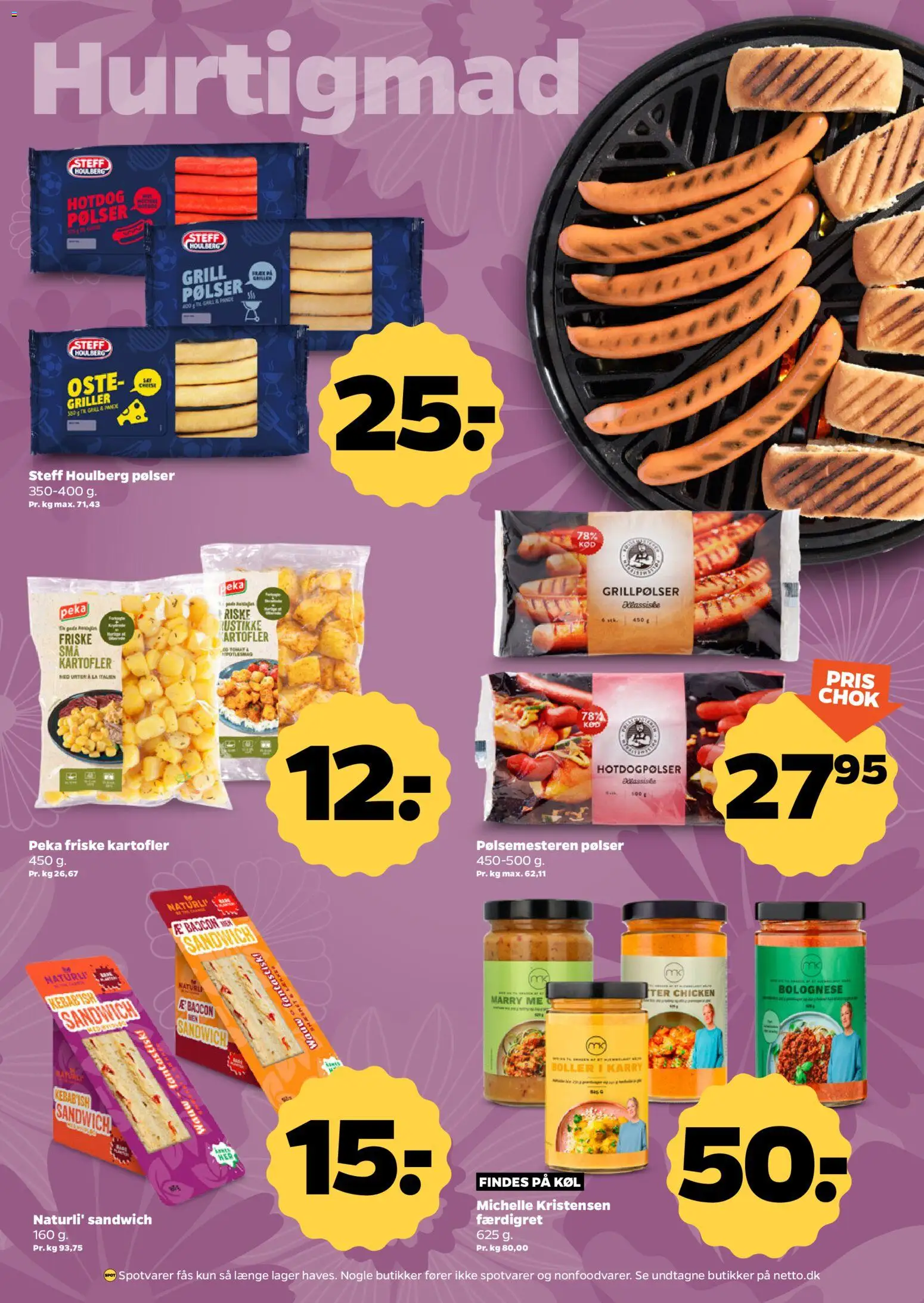 Netto tilbudsavis – gyldig fra 01/08/2026 | Side: 11 | Produkter: Karry, Pølser, Te, Kartofler